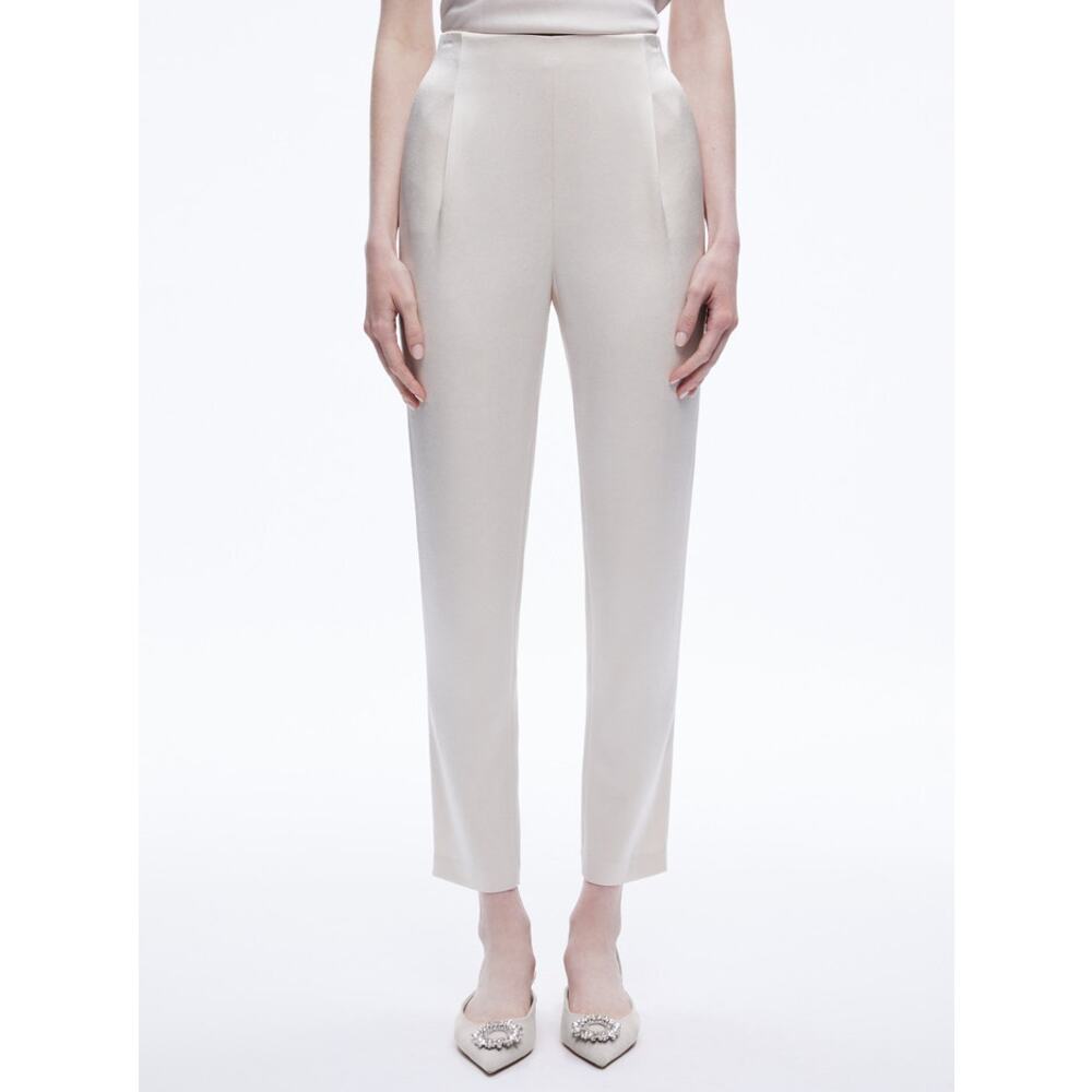 ALICE + OLIVIA JESSIE SLIM PANT in Champagne Sz 6